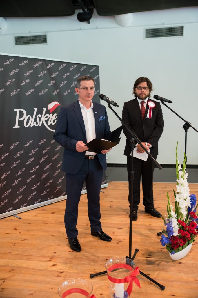 Prezes Witold Choiński przemawia na spotkaniu Ambrozja Smaku 2016